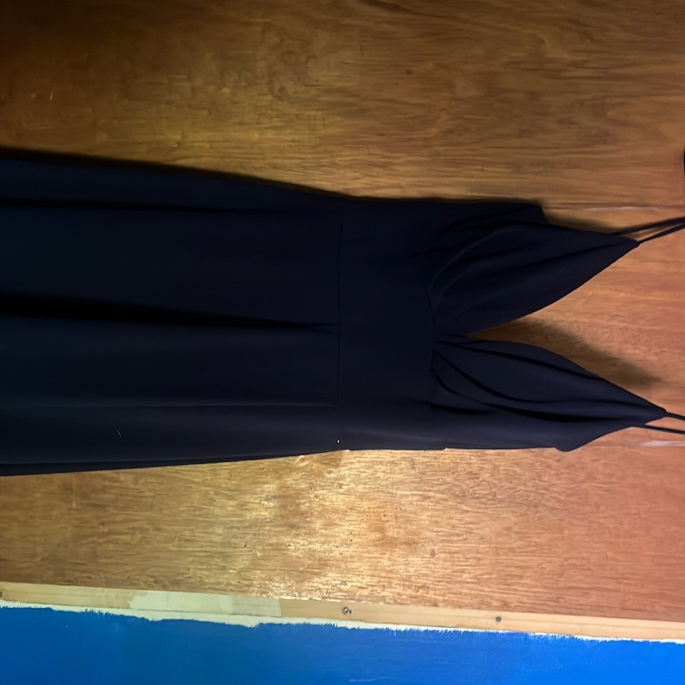Navy blue prom dress